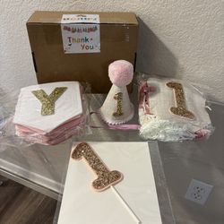 Baby Girl 1st Birthday Tassel$15