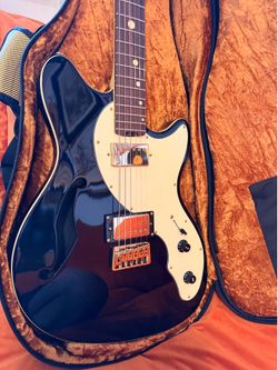 Semi hollow guitar cave and canary
