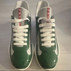Prada Americas Cup Sneakers Green Size EU 45, Men’s US 11.5