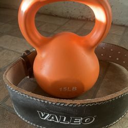 Weight Lifting Belt And Kettlebell 35ave/glendale