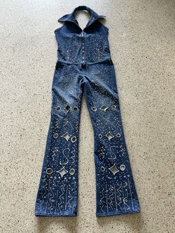 Tomigo Denim Halter Jumpsuit