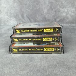 Vintage Blowin’ In The Wind Cassette Set Reader’s Digest 3 Tape Lot Folk Music