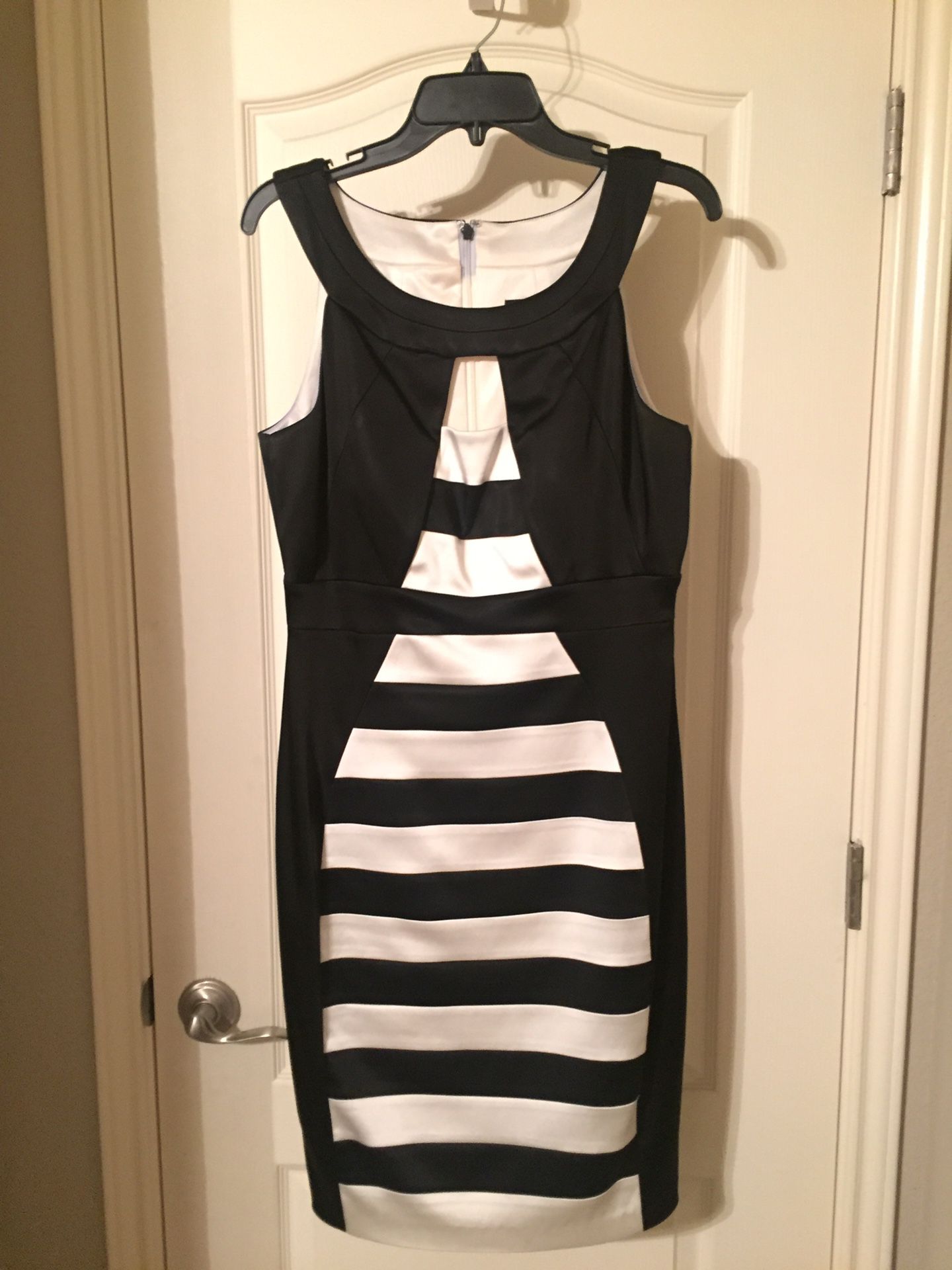 Jax black and white cocktail dress (size 10) - New with tags