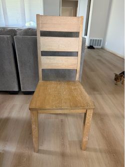 6 brand new wood chairs