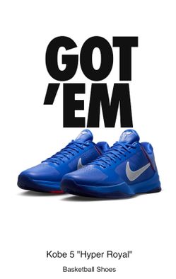 Nike Zoom Kobe 5 " Dodgers "