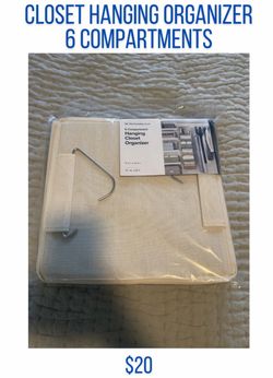 The Container Store 6-Compartment Hanging Closet Organizer