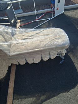 Beige sofa bed