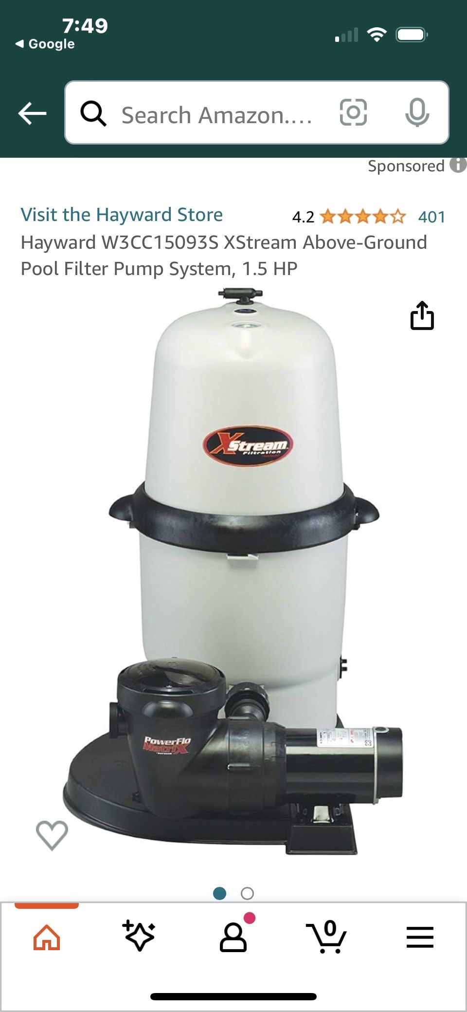 Pool Heater 266,000btu And Complete Filtration System 