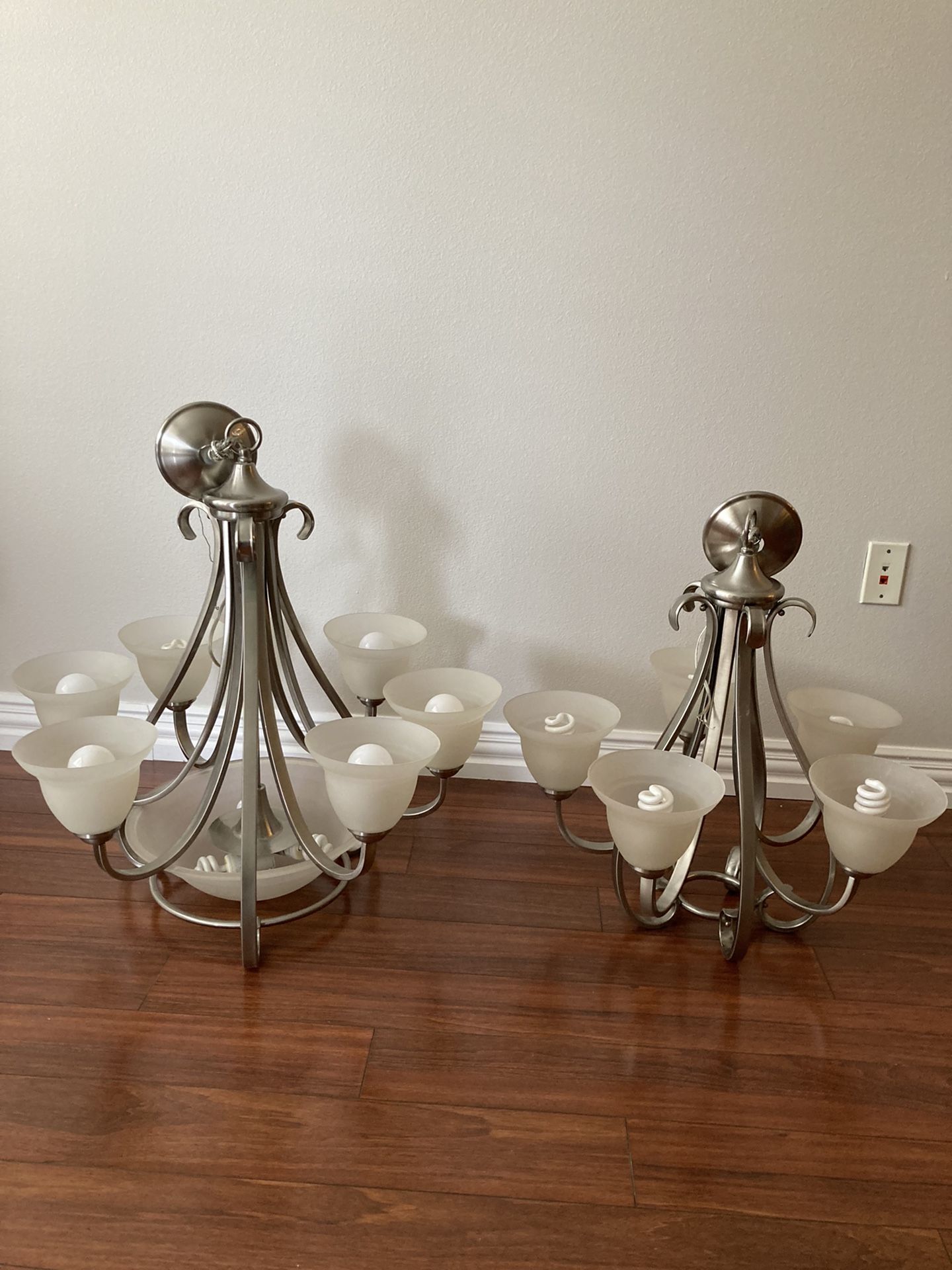 Nickel Plated Chandeliers