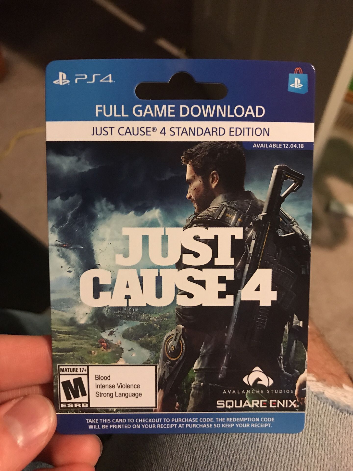Just Cause 4 PS4 Download Code