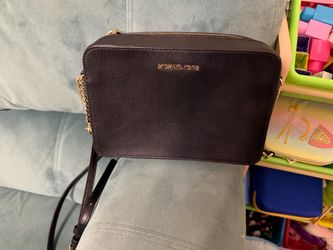 Michael Kors Black Saffiano Leather Crossbody Bag