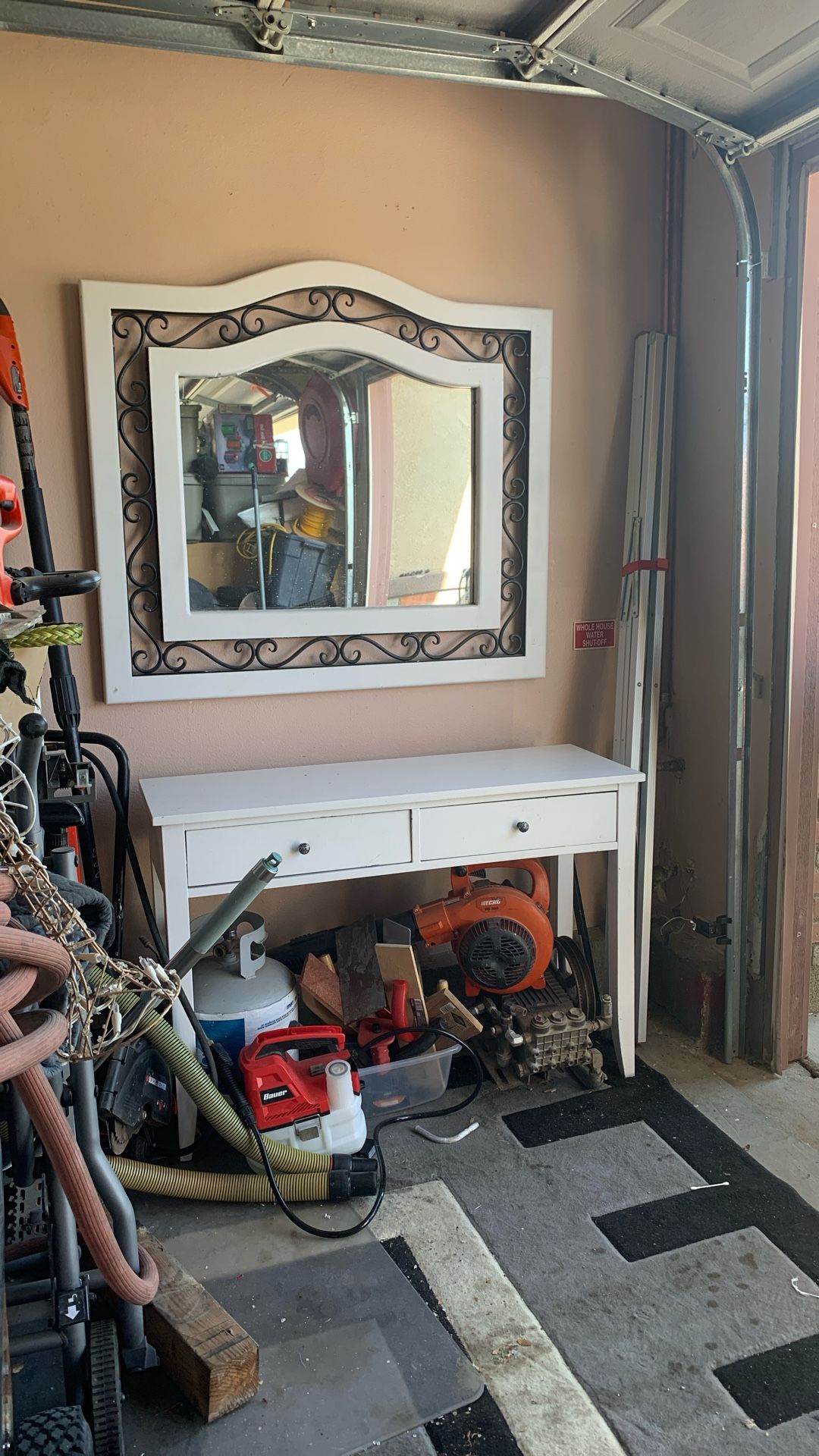 Mirror and dresser