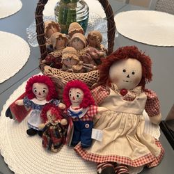 Dolls And Basket