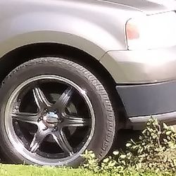 22s liquidmetal Truck Rims and Tires 6 Lug