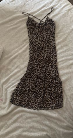 Leopard dress size L