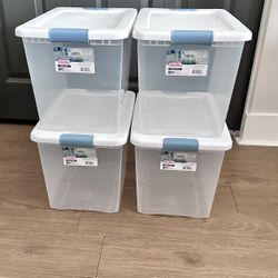 25 Qt Sterilite Plastic Storage Containers 