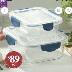 Set De 2 Recipientes Princess House Nuevos 