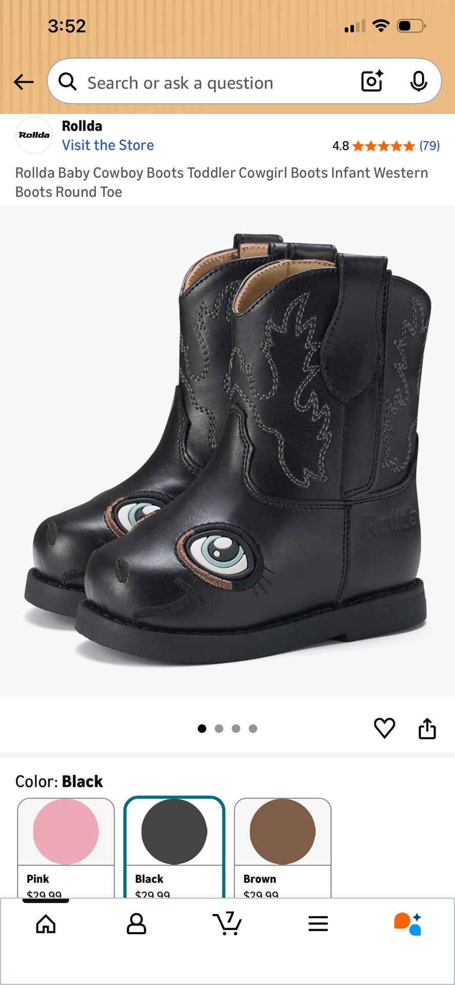 Rollda Baby Cowboy Boots