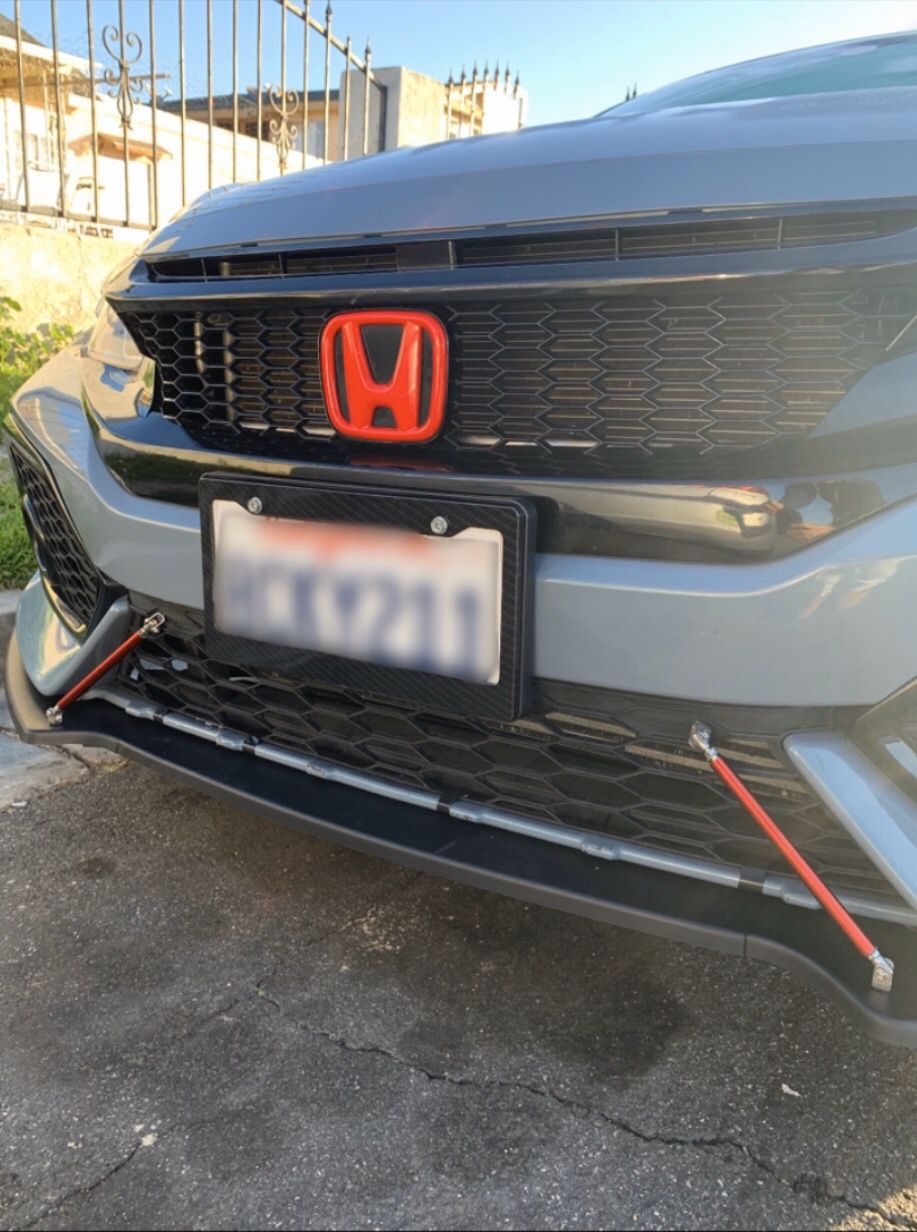 New carbon fiber license plate