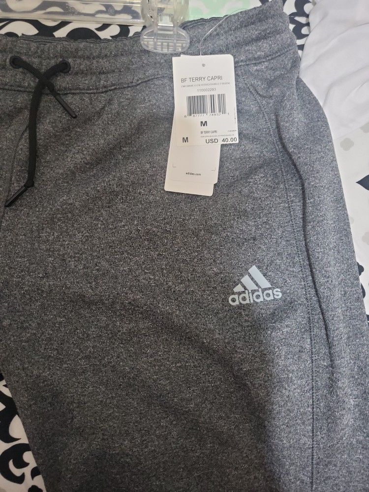 Womens ADIDAS Terry Capri Pant
