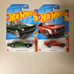 Hot Wheels-'65 Mustang Fastback/'69 Camaro