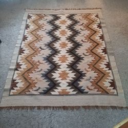 Vtg Southwestern Style Throw/ Blanket