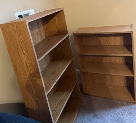 Antique book shelves