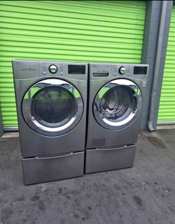 Washer Dryer Gas Good Condition 3 Months Warranty Delivery Available