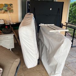 Twin Mattress And Roll Away Mattress And Frame 