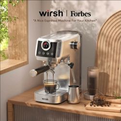 Wirsh Home Barista Plus Espresso Machine – $40