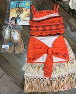Disney store Moana girl costume