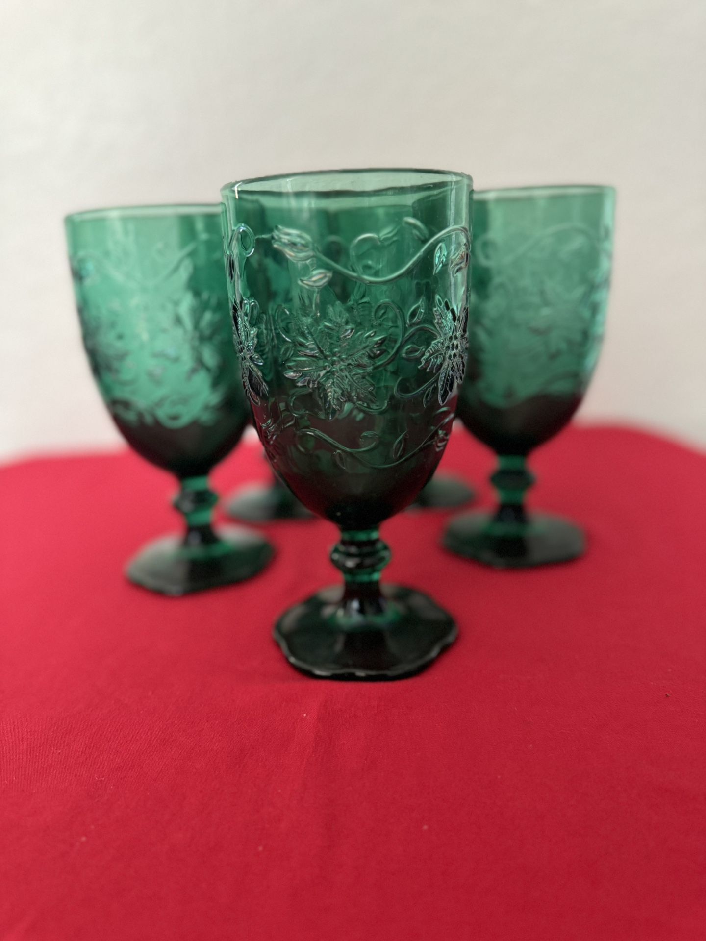 Princess House Green Goblets