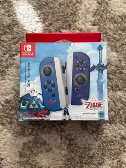 Nintendo Switch Joycons Zelda Skyward Sword Hd Edition