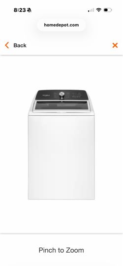 Whirlpool WTW5010LW top load washer