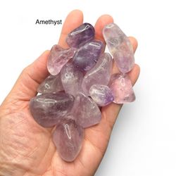 Amethyst Polished Stones from Brazil 12pcs 210.2g Total