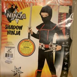 Ninja costume for kids size 8 to 10