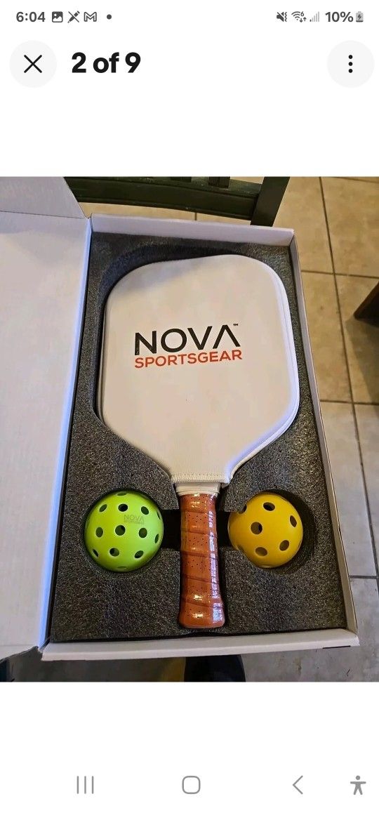 Carbon Fiber Pickleball Paddle Set New In Box NEVER USED