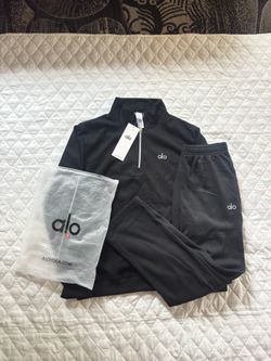 Men’s alo yoga set - Black
