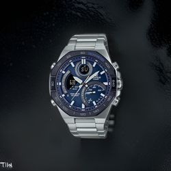 Casio Edifice 950DB — Power, Precision, Presence, solar powered, bluetooth