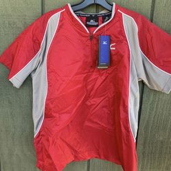 Baseball Softball NWT Mizuno lightweight Batting Jacket  Size Youth XL Red
