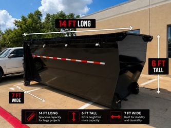 20 yard roll off waste bin