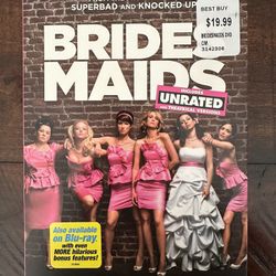 Bridesmaids DVD - Includes Unrated & Theatrical Versions