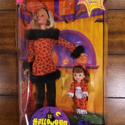 1998 Halloween Fun Barbie And Kelly