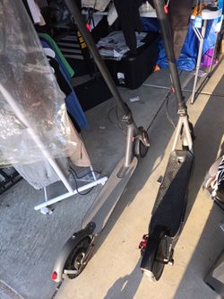 2 electric  scooters both work, 30 each