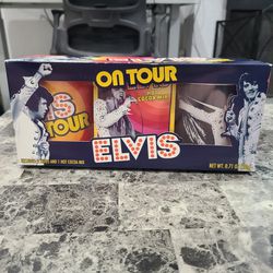 Elvis On Tour 2 Mugs And 1 Hot Cocoa Mix Gift Set New Sealed. Official.