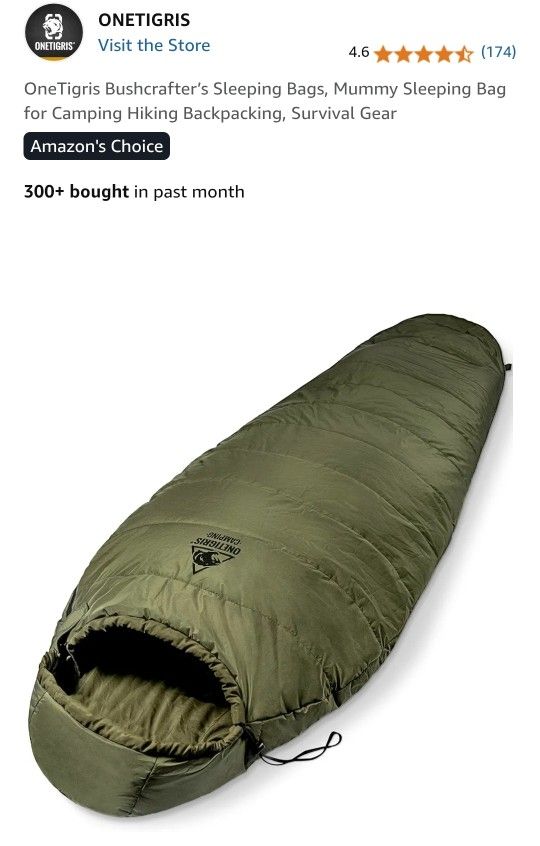 OneTigris Bushcrafter’s Sleeping Bags