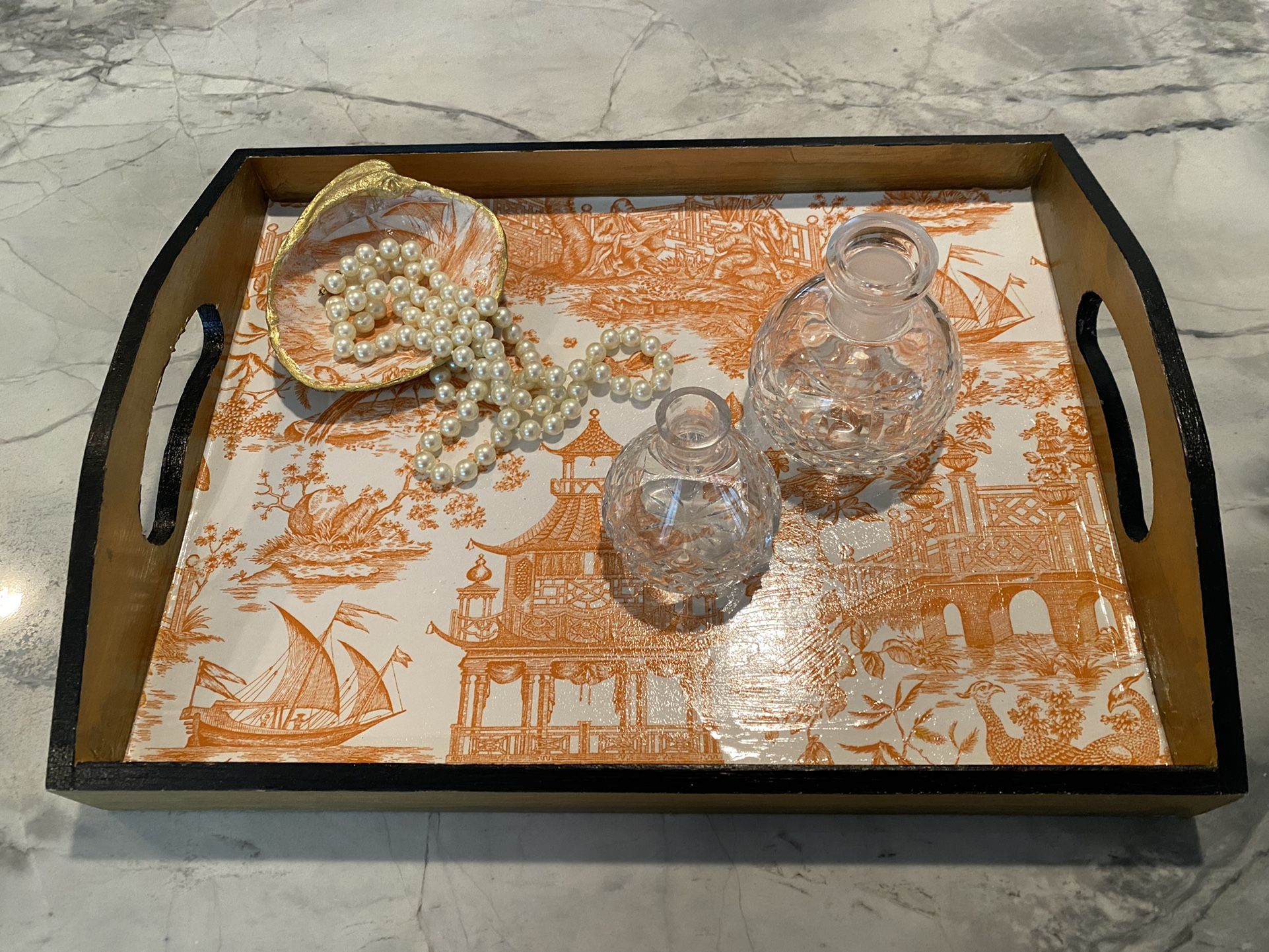 Chinoiserie Makeup Tray