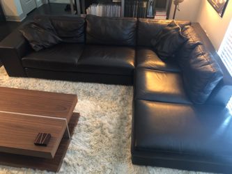 Italian leather couch