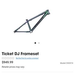 Trek Dj Frameset 26” Dirt Jumper