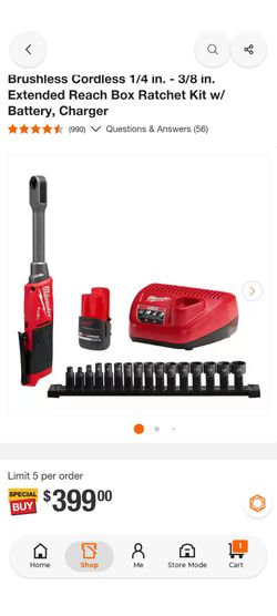 Milwaukee ratchet kit